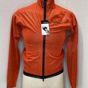 Assos Men's Rain Jacket Quipe RS Targa Riding Jacket Size M Orange